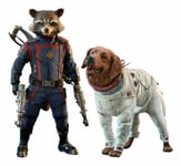 GUARDIANS OF THE GALAXY 3 - Rocket & Cosmo 1/6 Action Figure 12" MMS708 Hot Toys