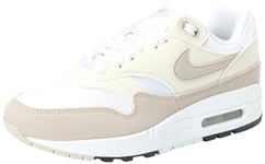 Nike Femme Air Max 1 Sneaker, White Platinum Violet Phantom White, 38 EU