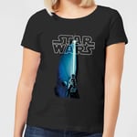 T-Shirt Femme Sabre Laser Star Wars Classic - Noir - XL