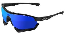 Lunettes scicon aerotech noir   multimirror blue