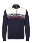 Liberg Masc Sweater Tops Knitwear Half Zip Jumpers Navy Dale Of Norway