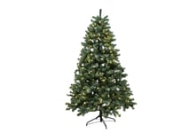 Juletræ Kunstig Pvc "Aske", Klasse B+, 210X138 Cm M/Led Nordic Winter (780-137)