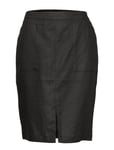 Masai Sara Skirt Knälång Kjol Svart [Color: BLACK ][Sex: Women ][Sizes: XS,S,L ]