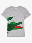 Lacoste Kids Lacoste Holiday T-Shirt - Grey, Grey, Size 14 Years