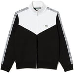 Sweat-shirt Lacoste  SWEATSHIRT ZIPPÉ HOMME  NOIR CLASSIC FIT COLOR-BLOCK