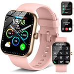 Smart Watch for Men Women (Answer/Make Call), 1.96"HD Screen Fitness Watch with Heart Rate/Sleep Monitor/SpO2/Pedometer, Activity Tracker 110+ Sport Modes, IP68 Waterproof Smartwatch for IOS Android