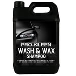 Wash & Wax Car pH Neutral Shampoo with Carnauba Wax - 1 x 5L