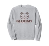 Gloomy Bear Naughty Grizzly Light Brown Face Text Logo Anime Sweatshirt