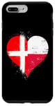 iPhone 7 Plus/8 Plus Half Polish Half Danish A Cool Heart Flag for Poland Denmark Case