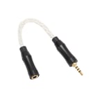 (Silver)3.5mm To 2.5mm Aux Cable Cord Sound Cable Female To Male Single