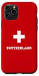 iPhone 11 Pro Switzerland Flag Suisse Swiss Schweiz White Red Case