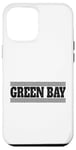 iPhone 14 Pro Max Vintage Green Bay Checkered Racing Flag Green Bay Case