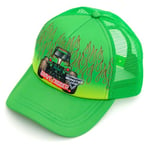 Monster Jam Grave Digger Mens Mesh Adjustable Snapback Baseball Cap Grave Digger Green OS Adult, Grave Digger, Green, One Size