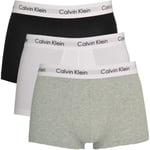 Calvin Klein 3 Pack Mens Cotton Stretch Low Rise Trunks - Black - Size Medium