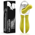 Tin Opener, Lychico 4-in-1 Can Opener Handheld Heavy Duty Stainless Steel Can Openers with Multifunctional Bottle Opener