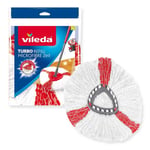 Vileda Turbo 2-In-1 Microfibre Mop Refill Red