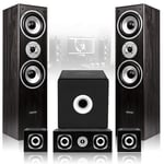 5.1 Home Cinema Surround Sound Speaker System Set with Active Subwoofer - HF5B