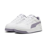 PUMA Femme Carina Street PS Basket, Blanc Prune pâle Silver, 34.5 EU