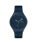 Lacoste Montre Analogique à Quartz pour Homme avec Bracelet en Silicone Bleu - 2011236