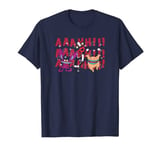 Aaahh!!! Real Monsters Group Stars And Stripes Logo Stack T-Shirt