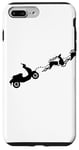 Coque pour iPhone 7 Plus/8 Plus Retro Scooter Club Vacances Renne Gear Head Scoot Life