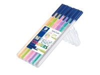 Fiberpenna Staedtler Triplus Color 1.0mm Pastell ass. färger (6 st.)