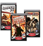 TRIPACK PSP RAINBOW 6 VEGAS + PRINCE OF PERSIA 3 + DRIVER 76