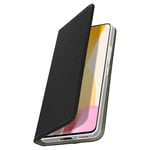 Folio Case for Xiaomi 12 Lite Magnetic Cover Card-holder Stand Feature Black