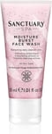 Sanctuary Spa Face Wash, Moisture Burst Gel Facial Wash, Travel Size, 30 Ml