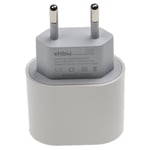 vhbw Chargeur secteur USB C compatible avec Apple iPod Touch 4th Gen, Touch 5th Gen - Adaptateur prise murale - USB (max. 9 / 12 / 5 V), blanc