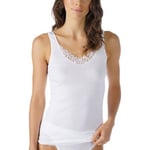 Mey Noblesse Cami-Top Vit bomull 50 Dam