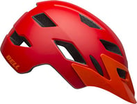 BELL Children's Sidetrack Youth Cycling Helmet, Matte Red/Orange, Unisize 50-57 cm UK