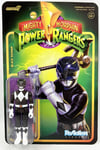 Mighty Morphin Power Rangers - Figurine ReAction Super7 - Ranger Noir