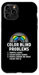 Coque pour iPhone 11 Pro Color Blind Problems Lunettes de test de cécité Arc-en-ciel