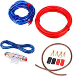 kit de câblage pour amplificateur de Voiture subwoofer Audio AMP RCA câble d'alimentation Fusible AGU Calibre 14 AWG GA Installation de Fil connecteur Titulaire Automobile Van