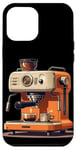 Coque pour iPhone 12 Pro Max Costume professionnel de machine à café grain à tasse