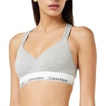 Calvin Klein Women's Bralette Lift 000qf1654e Triangle Bras, Grey (Grey Heather), S