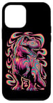 Coque pour iPhone 12 mini Pop Art T-Rex Dinosaure Tyrannosaurus Rex