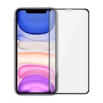 Dacota Platinum iPhone XR / 11 skärmskydd Tiger Glass 3D, svart