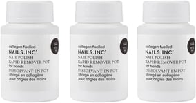 Nail Polish Remover Pot Trio | Collagen Infused, Coconut Scented, Vegan, Acetone