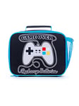 ThePyjamaFactory Game Over Lunchbag Lunchbox Gaming School Leisure Black