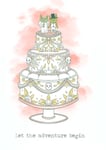 Gratulationskort - Goblin Wedding Cake