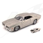 FR- Maisto DODGE CHARGER R/T 1969 SILVER 1:25 - MI31256S