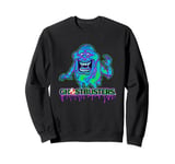 Ghostbusters Ghost Slimer Colorful Neon Big Chest Logo Sweatshirt