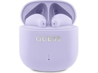 Słuchawki Guess Guess Bluetooth Headphones Gutwsj14esgu Tws + Docking Station Purple/Purple Printed Classic Logo