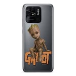 ERT GROUP Coque de téléphone Portable pour Xiaomi REDMI 10C Original et sous Licence Officielle Marvel Motif Groot 005 Parfaitement adapté à la Forme du téléphone Portable, partiel imprimé