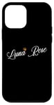 Coque pour iPhone 12 mini Luna Rose Custom Name for Kids Toddlers Women - Luna Rose