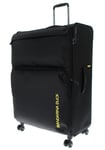 Mandarina Duck Zephyr EXP Valise à roulettes XL, Noir, 52 cm (L) x 31.5 cm (W) x 83 cm (H), Valise à roulettes XL Extensible in Tessuto morbido ad Effetto 3D