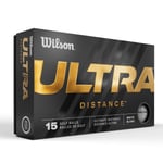 Wilson Ultra Distance 15 Balles de Golf Blanc