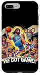 Coque pour iPhone 7 Plus/8 Plus Ballin with the Messiah Rejoignez la communauté Jesus Basketball